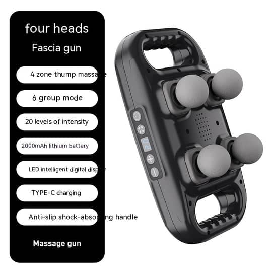 FOUR HEAD MASSAGE GUN