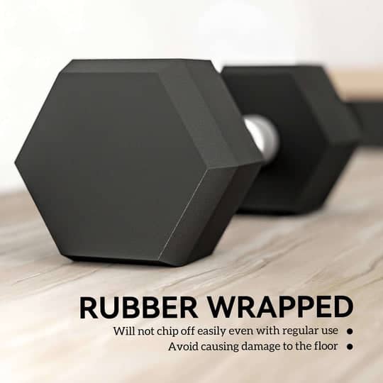 2x6KG HEX DUMBBELLS