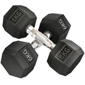 2x6KG HEX DUMBBELLS