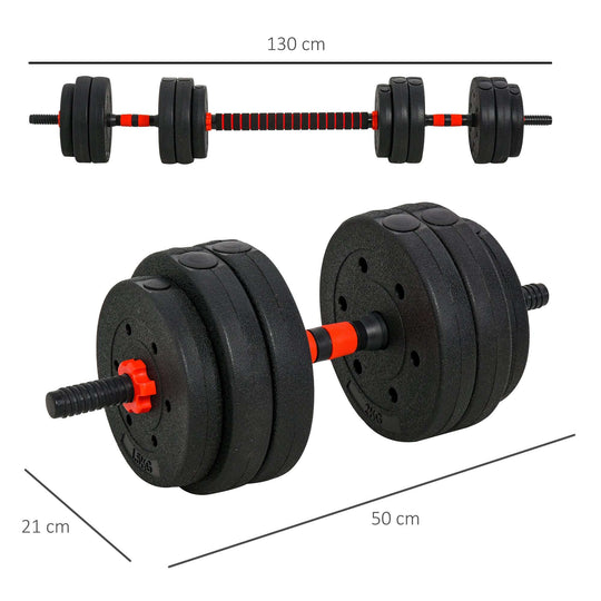 2 IN 1 ADJUSTABLE DUMBELLS